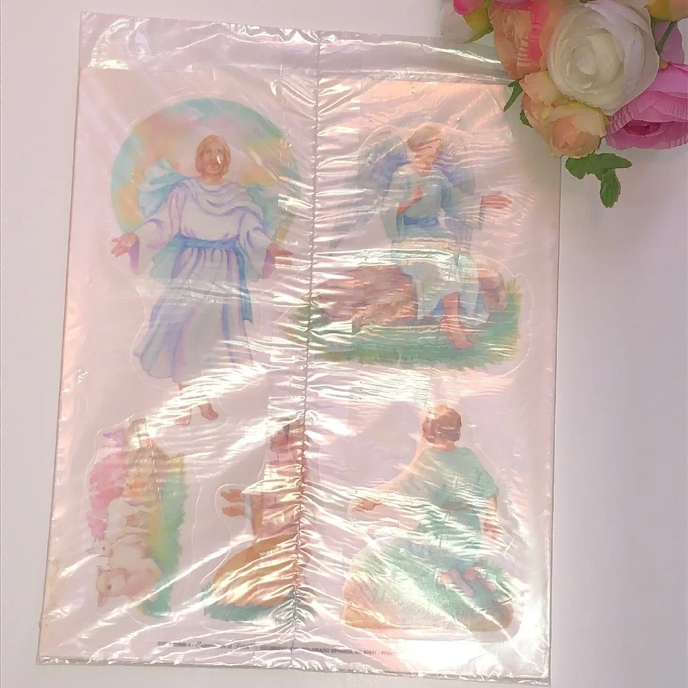 Window clings Easter Story Window Clings Vintage Current Resurrection Story